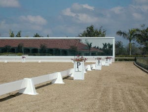 Pyramid Dressage Arena with Colonial Flower Boxes