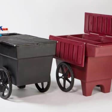 hdpe feed carts with wheels