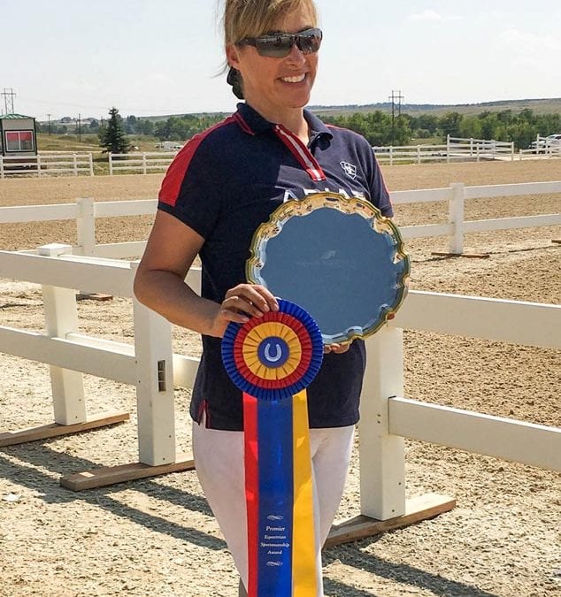 Dressage Sponsor Steps Out from Behind the Scenes to Ride for First Place and the Premier Equestrian Award
