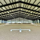 covered horse riding arena
