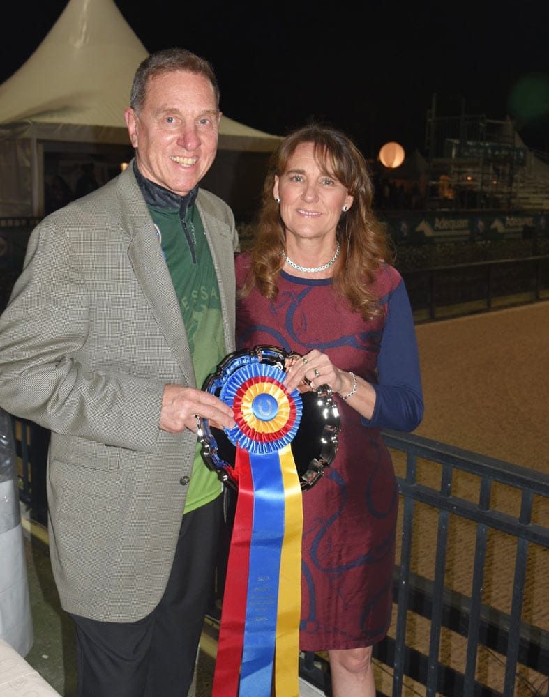AllynMann Premier Equestrian award with Heidi
