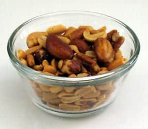 Bolw of mixed nuts