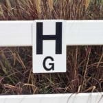 Dressage Rail Letter HG