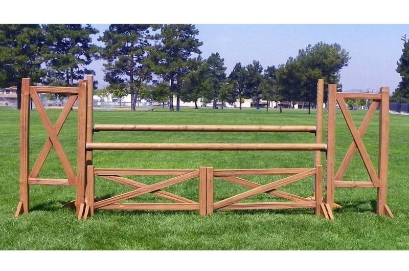 Cedar Fence Horse Jump