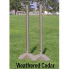 Weather Cedar horse jump standard