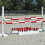 Red and White Horse Jump