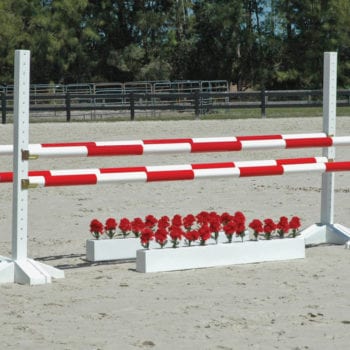 Striped Jump Poles (Set of 8) - Premier Equestrian