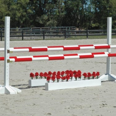 Striped Jump Poles (Set of 8) - Premier Equestrian