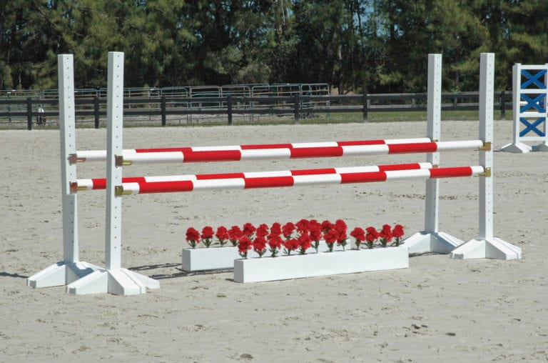 Striped Jump Poles (Set of 8) - Premier Equestrian