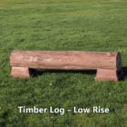 timber log horse jumps