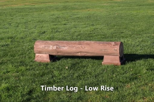 timber log horse jumps