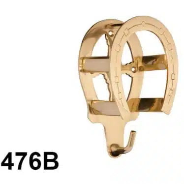 brass horseshoe hook