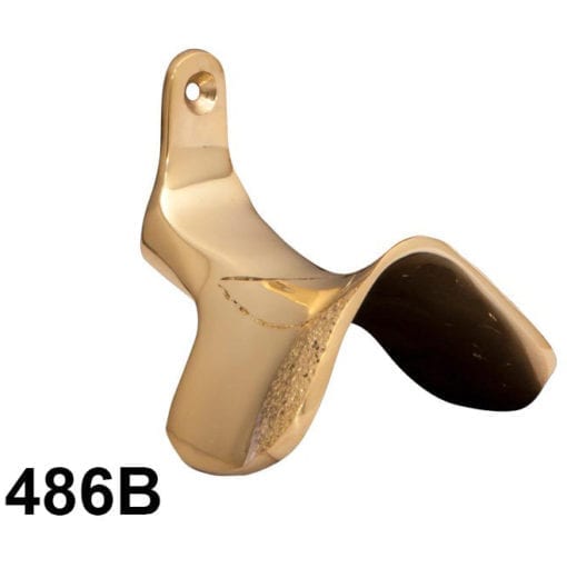 brass saddle shaped bridle hook