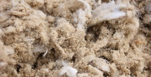 close up of sand with textile