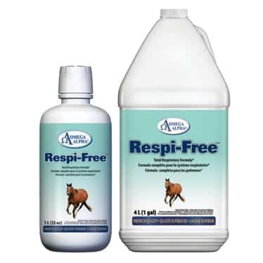 Omega Alpha bottle of Respi-Free supplement