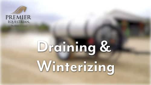 Draining and Winterizing