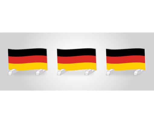 German flag horse jump hurdles