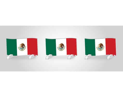 Mexican flag horse jump hurdles
