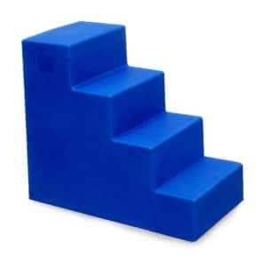 plastic blue four steps mounting block