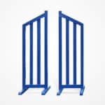 horse jump standards blue
