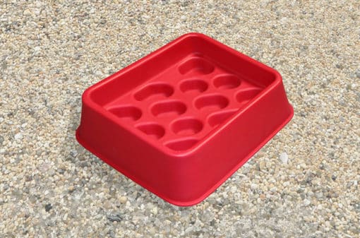 horse slow feeder red