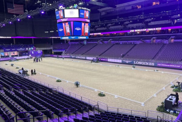 Premier dressage arena at the FEI World Cup Finals