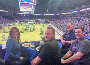 Premier Equestrian Team watching the FEI World Cup Finals