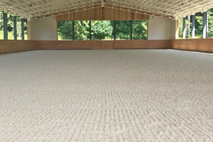 covered horse riding arena
