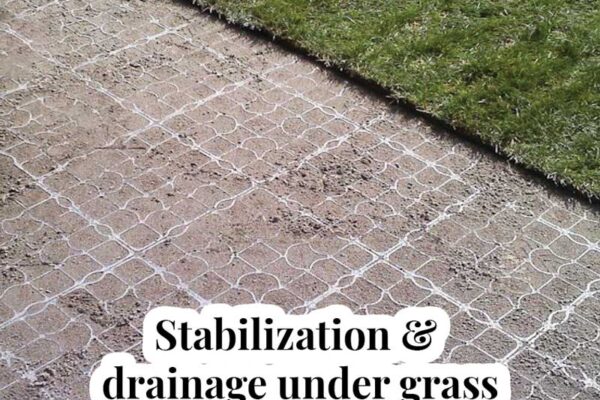 stabilization grid mats under sod