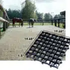 Geo Grid drainage mat with horse corral