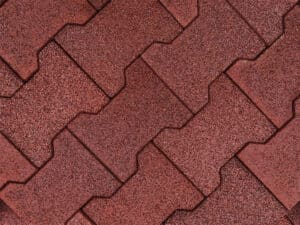 Red Rubber pavers
