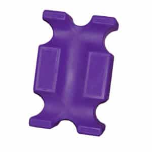 purple plastic jump block