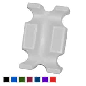 white plastic jump block