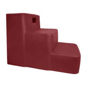 plastic steps maroon