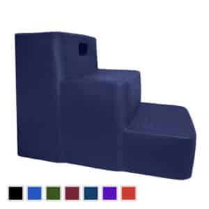 black plastic steps