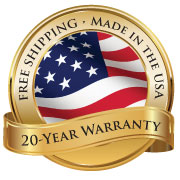 Made in America, 20 Year Warranty